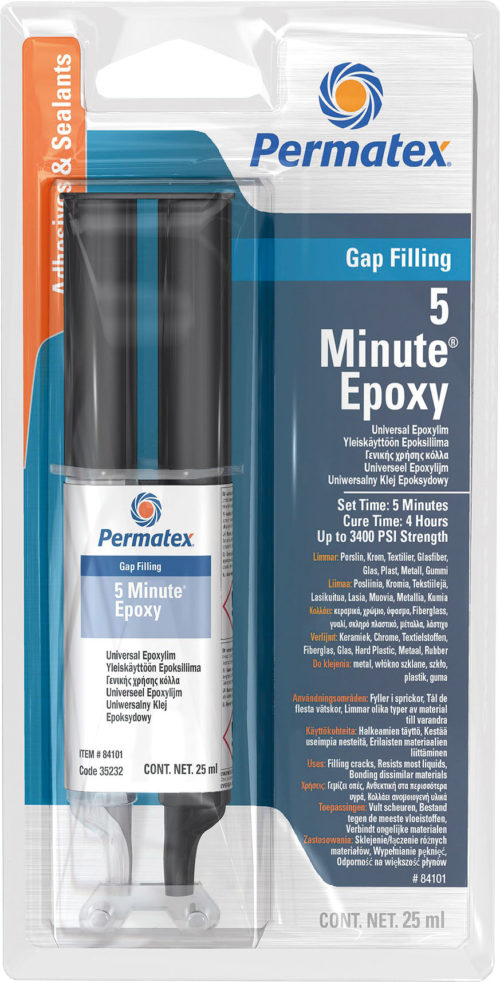 5 Minute Plastic Weld Epoxy Permatex