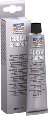 Permatex Clear RTV Silicone Adhesive Sealant - 75151